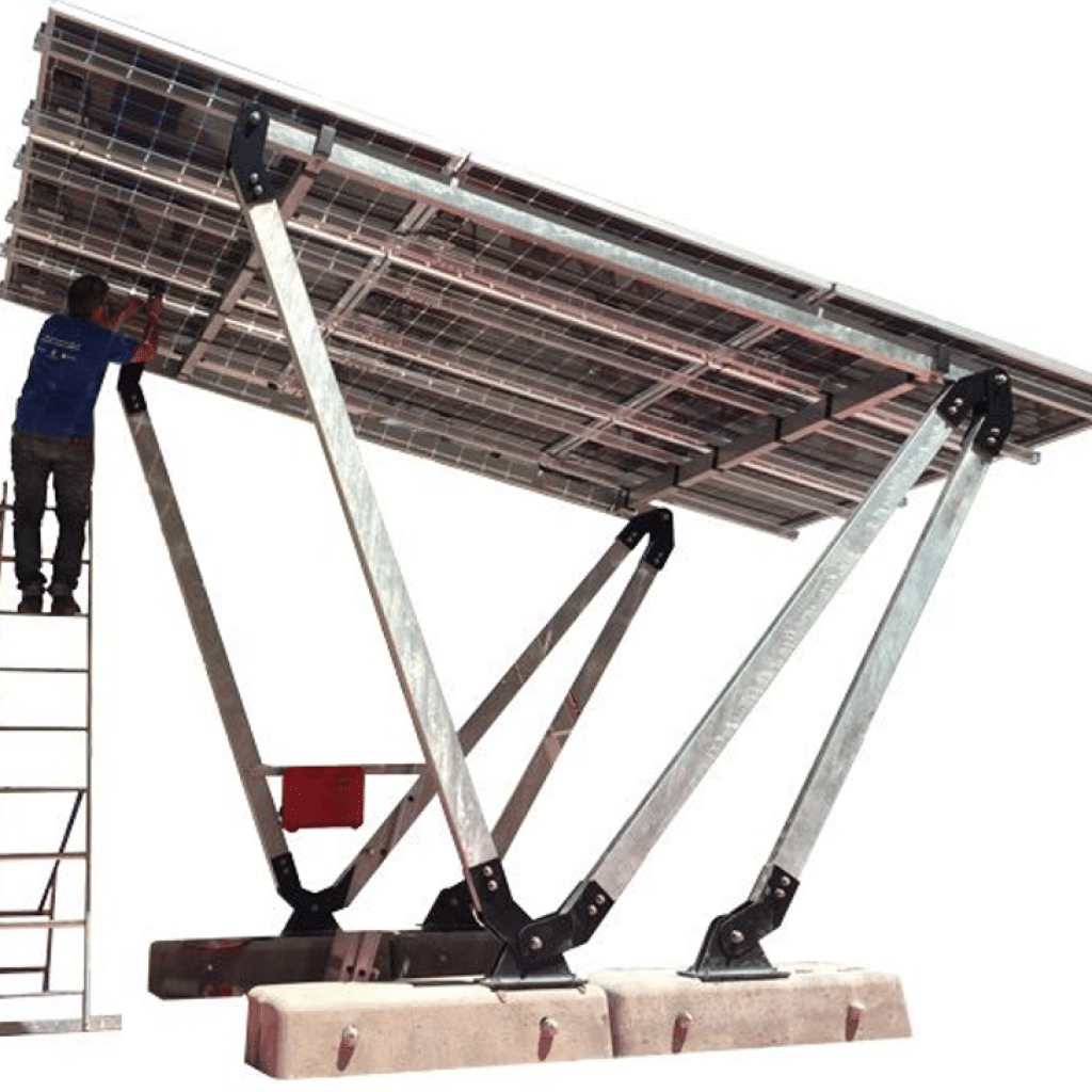 Estructuras para paneles solares en marquesinas · Solarstem
