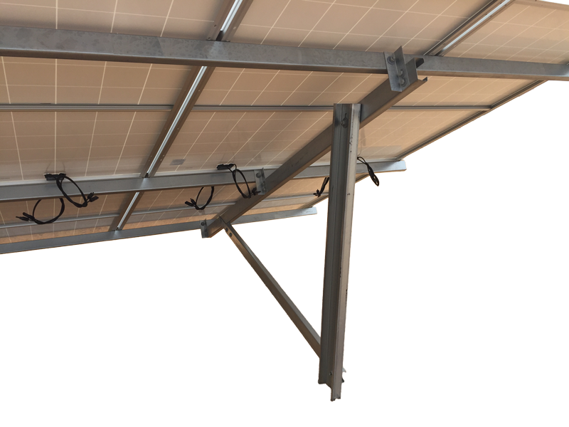 Estructura fotovoltaica monoposte para huerto solar MP-FIELD
