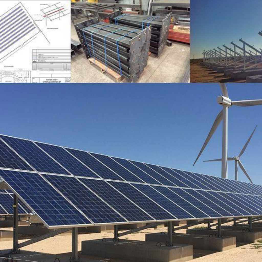 Diseño y fabricación de estructuras para paneles solares en huertas solares · Solarstem