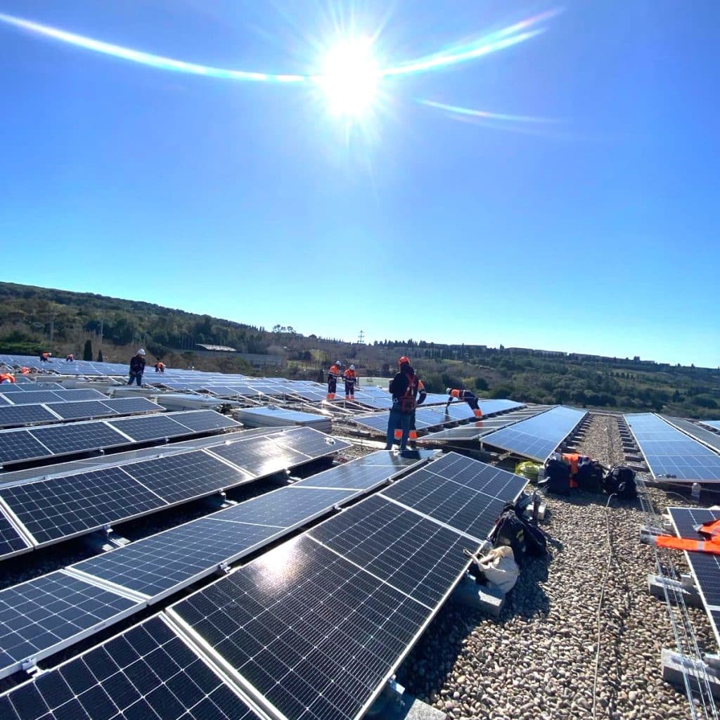 Estructuras para panales solares en huertas solares · Solarstem